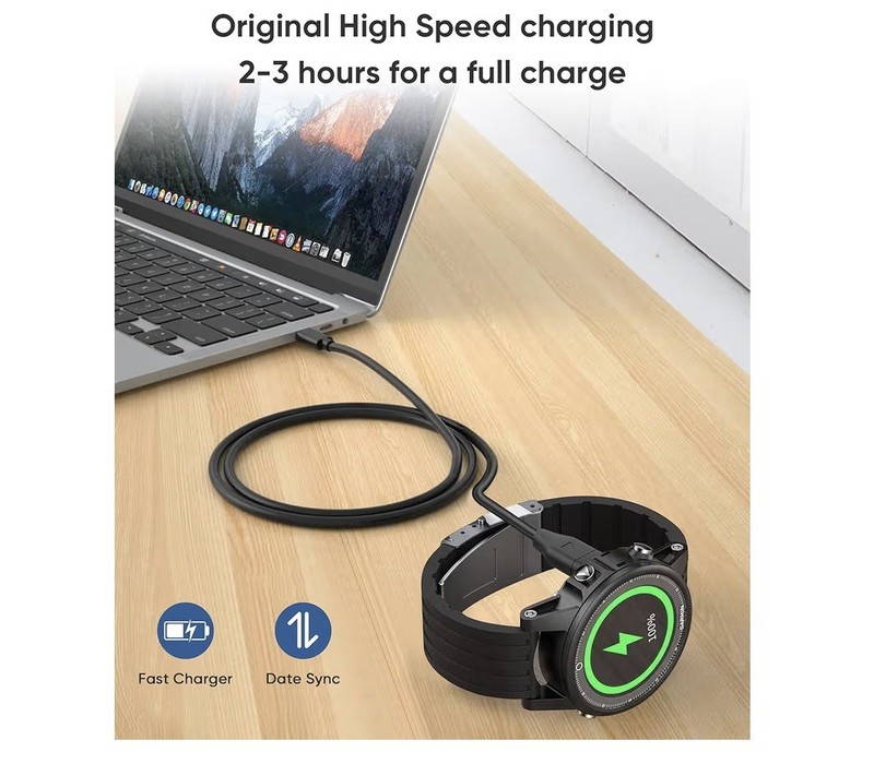 For Garmin Fenix Plus Watch Charger Charging Dock Cable and more usb c male gallery