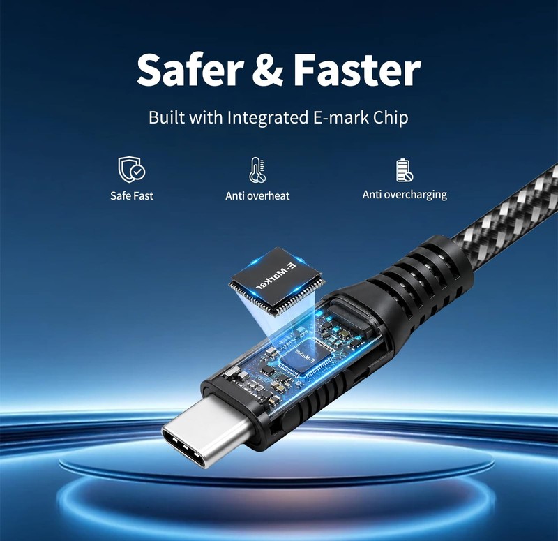 Extra Long 30 FT USB to USB Cable 60W, 480Mbps Data Transfer Fast Charging Co... gallery