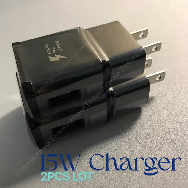 2x Fast Charging Block USB Adaptive Fast Charger Box Android Cell Phone Tablet