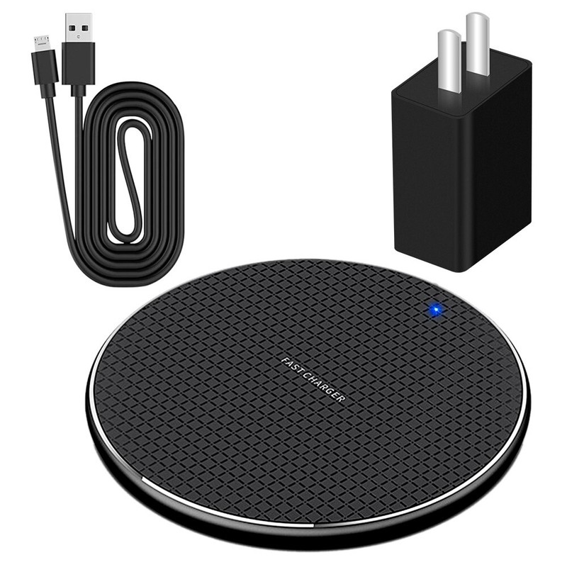 For Motorola Edge+ 5G XT2061 Travel Wireless Charger Pad Cable USB Power Adapter