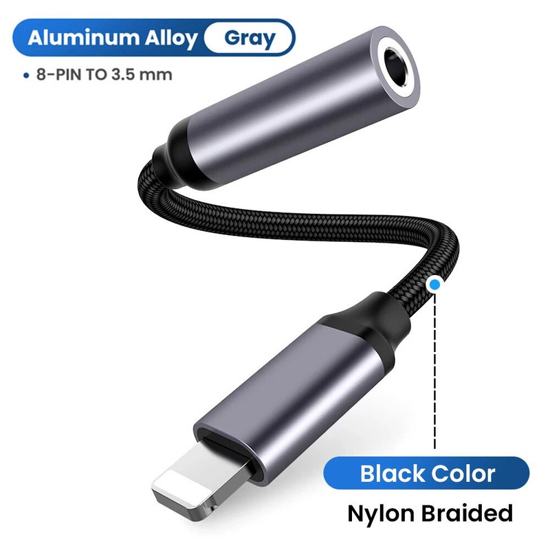 3 5 MM Jack AUX Cable Adapter For iPhone 12 13 14 Pro Adapter Headphone
