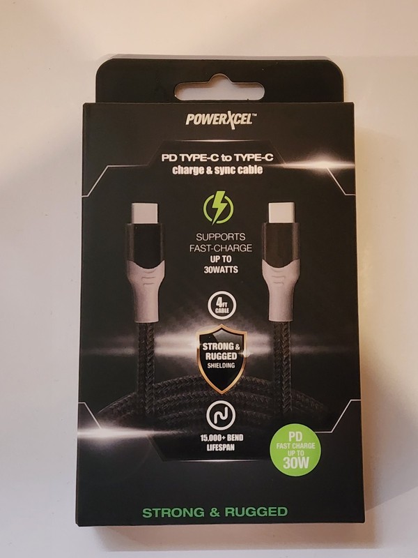 PowerXcel Charge & Sync Cable Fast Charging Strong & Rugged Shielding 4ft