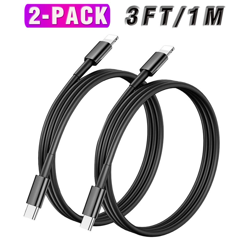 2-Pack Super Fast Charger Type C For iPhone 14 13 12 11 Pro Max Xs XR 8 7 6 Plus