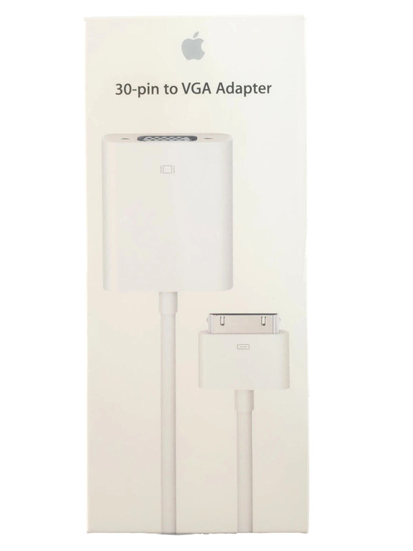 Apple A1368 VGA Adapter 30 pin iPad iPhone MC552ZM/B