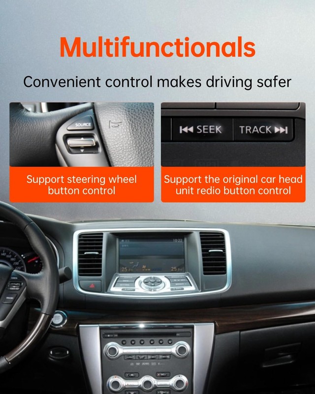 USB Bluetooth 5.3 Car Adapter Compatible for Infiniti,Nissan,GMC,Chevy,Honda,... gallery