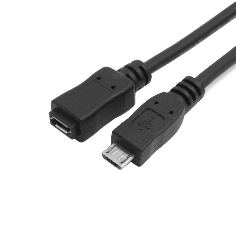 5Ft Full Pin Connected Micro USB 2.0 Type 5Pin Male to Female Cable for Tablet & gallery