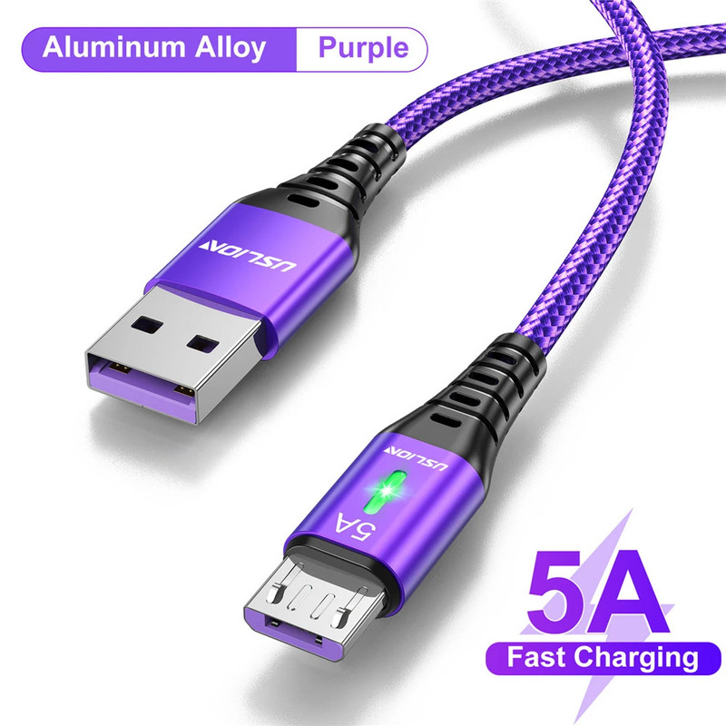 5A Micro USB Cable Fast Charging Mobile Phone Micro USB Wire Cord for Xiaomi And gallery