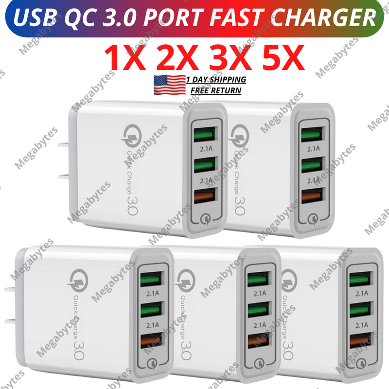 USB Fast Wall Charger Block Power Adapter Plug For iPhone 14 13 12 11 Pro Max XR