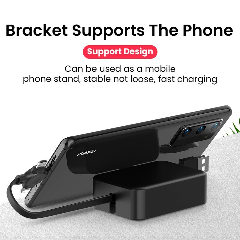 4 in 1 Retractable Charging Cable USB C Micro USB Multi Charger Cord gallery