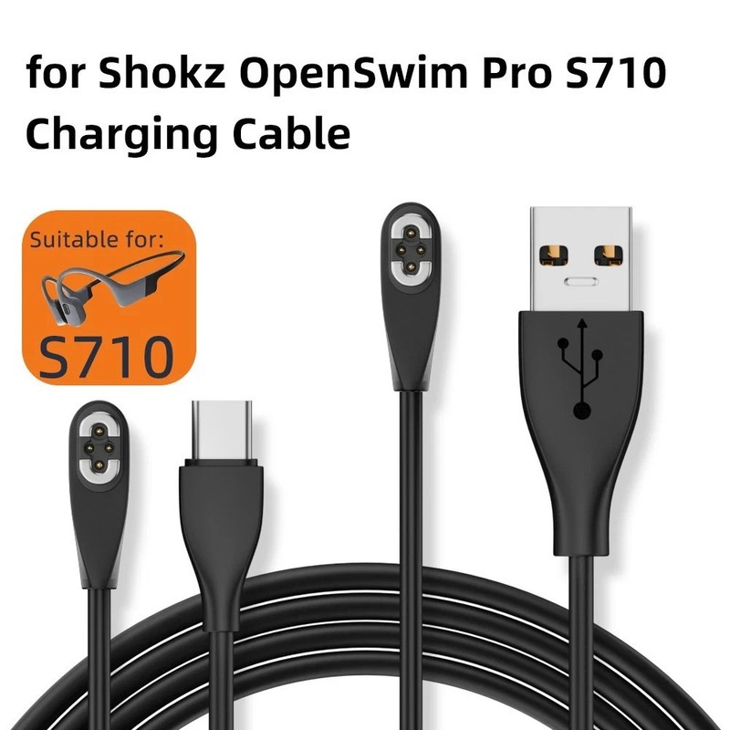 USB Magnetic Charging Cable for After-Shokz Aeropex Open Run/Comm Headphone lot gallery