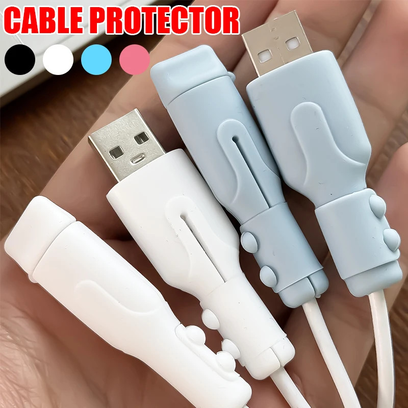 Silicone Charger Cable Protector – Anti-Fracture Sleeve for Android Cords gallery