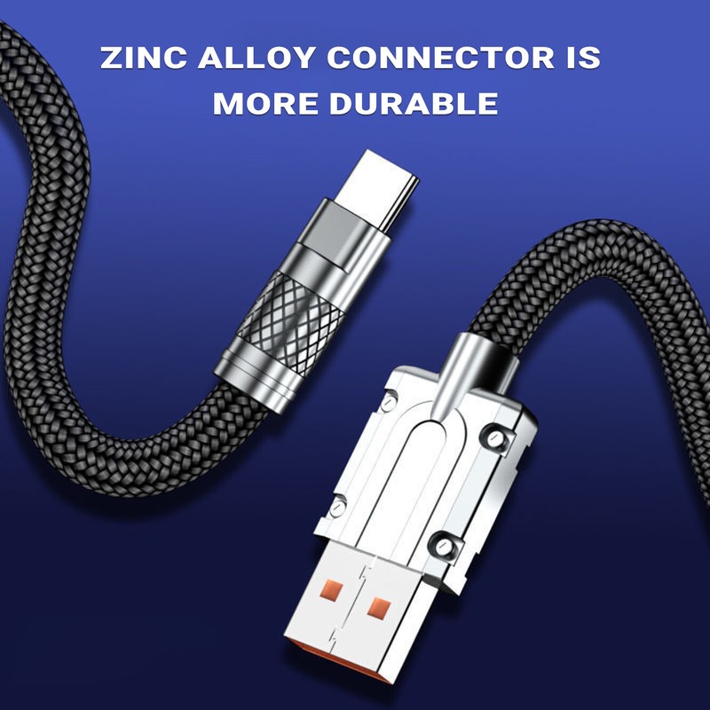 3-Pack Braided USB C Type-C Fast Charging Data SYNC Charger Cable Cord 3/5/6ft gallery