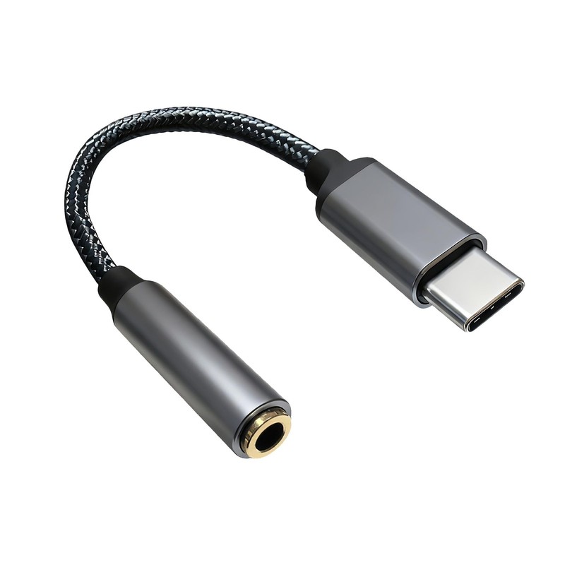 USB-C to 3.5mm Headphone Jack Aux Audio Female Adapter