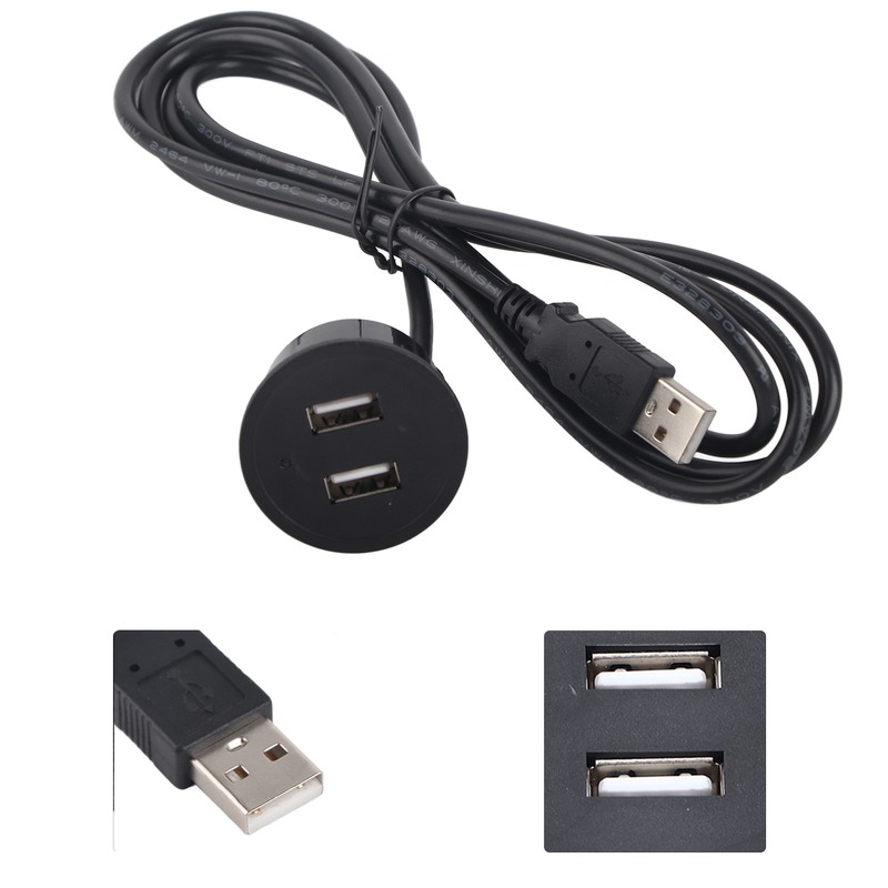 (USB Output)2 USB Charging Socket 1.5m Cable Embedded Installation 5V 1A HG MG gallery