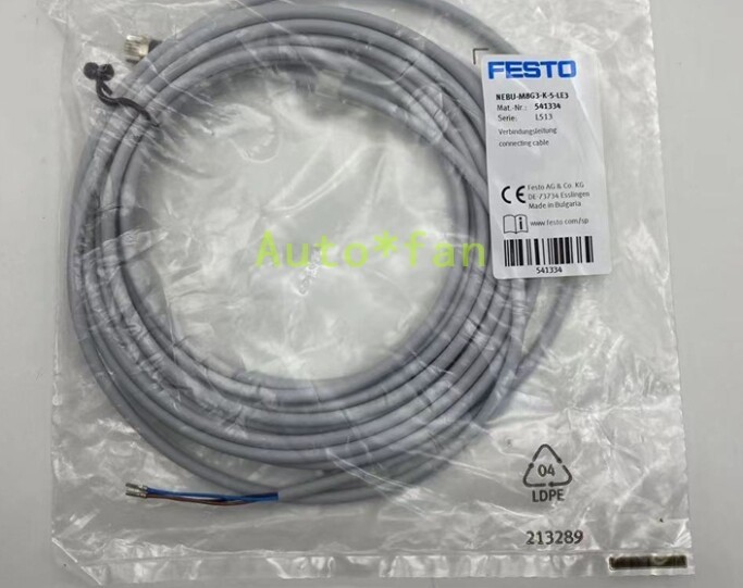 1 pcs New 541334 NEBU-M8G3-K-5-LE3 connecting cable