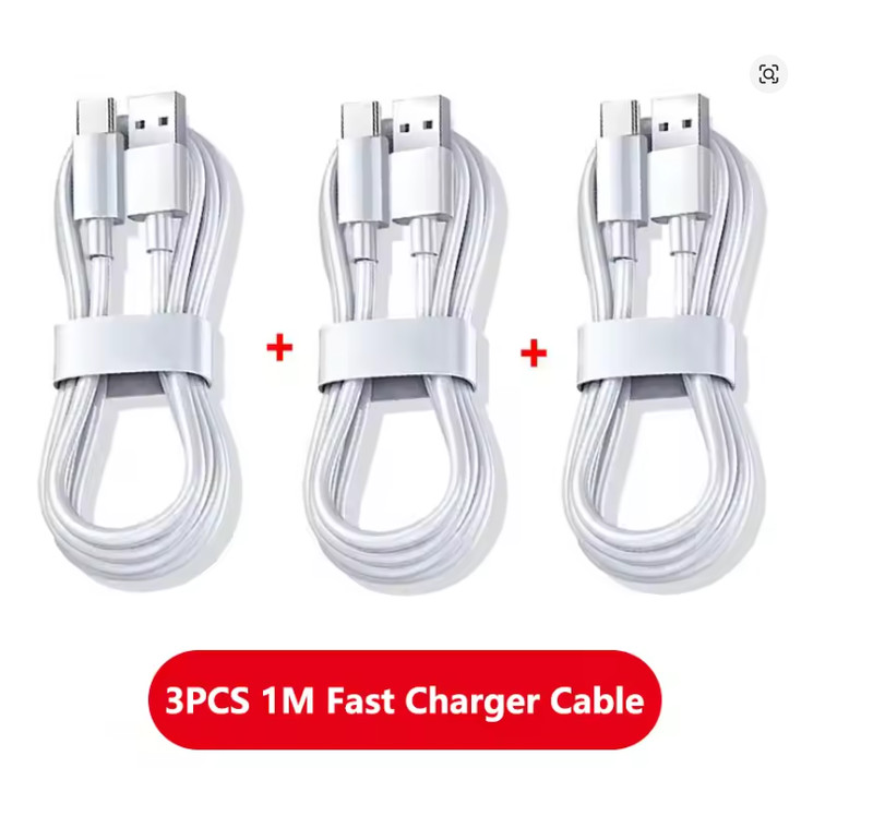 3PCS 100W 6A Super Fast USB Type C Charging Cable Data Cord Quick Charger Wire gallery
