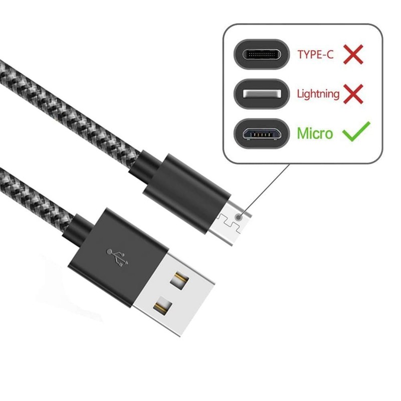 Micro USB Cable Android Charger [6-Pack 5ft] Nylon Braided Fast Sync&Charging... gallery
