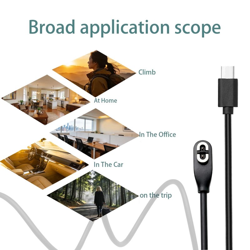 2-Pack Charging Cables Compatible with Shokz Bone Conduction Headphones, Magn... gallery