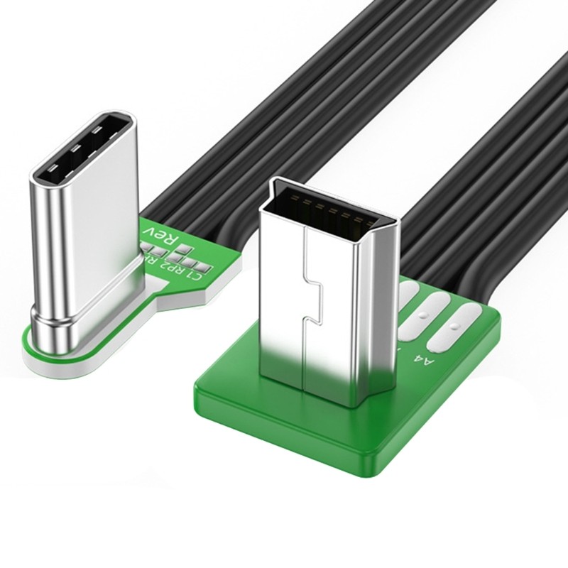Flexible Silicone Type C to USB Data Cable for Phones Tablets 480Mbps