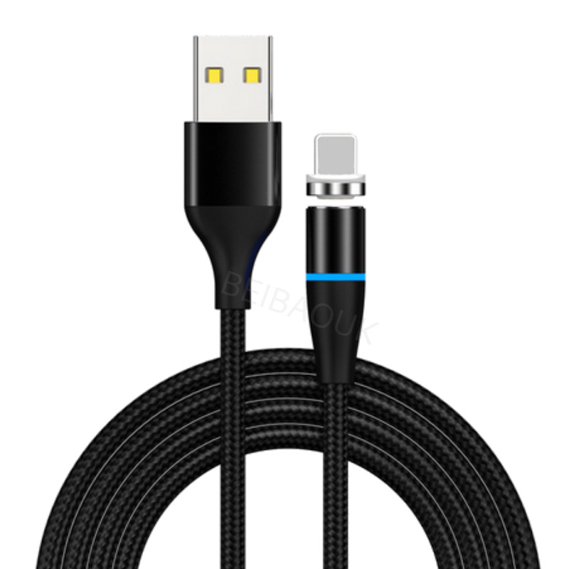 3Pack 3/6Ft Magnetic Charger Cable USB Fast Charging Cord For Apple iPhone 14 12