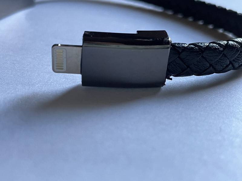 USB Charging Data Cable Mobile Phone Leather Bracelet Wrist Band Charger gallery