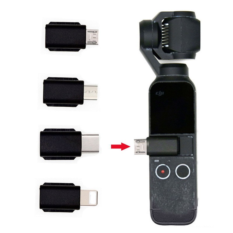 CABLECY USB-C & Micro & 8P Adapter Connector Interface Handheld Gimbal Camera gallery