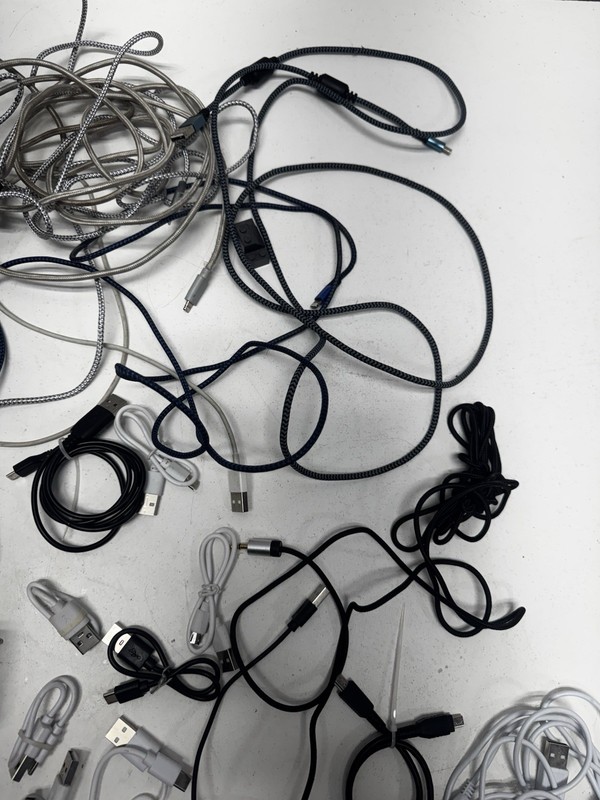 Large 30+ Lot of Apple Samsung Chargers, Adapters, Headphones and More gallery