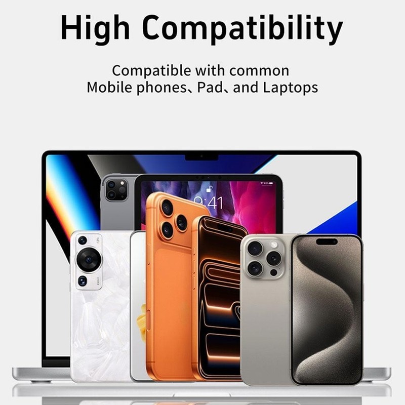 240W Super Fast Charging 2in1 Charging Cable 360° Rotating Invisible Stand Kit gallery