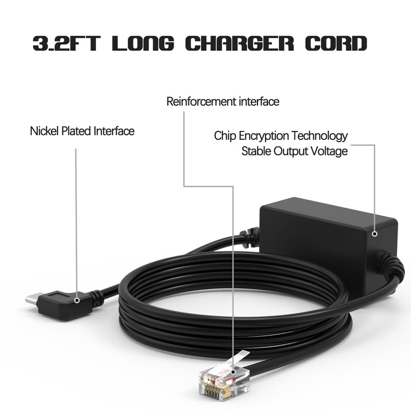 USB-C to RJ11 Radar Detector Cable – Compatible with Uniden R1/R3/R7, Escort Max gallery