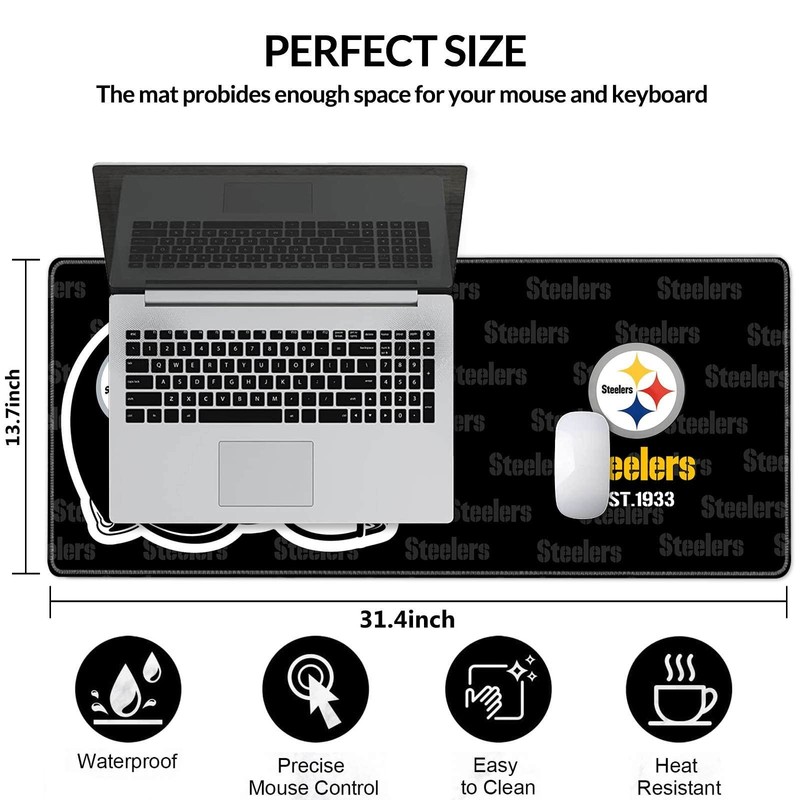 Large Gaming Mouse Pad with Non-Slip Rubber Base for Laptop Computer Desktop ... gallery