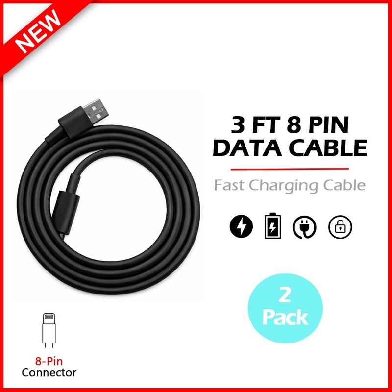2-PACK Fenzer USB Data Fast Charger Cable Cord For Apple iPhone 11 12 13 14 MAX