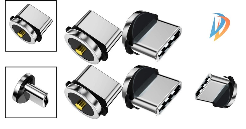 Versatile USB C Magnetic Charging Tips [4 Pack] - Protects & Simplifies Charging gallery