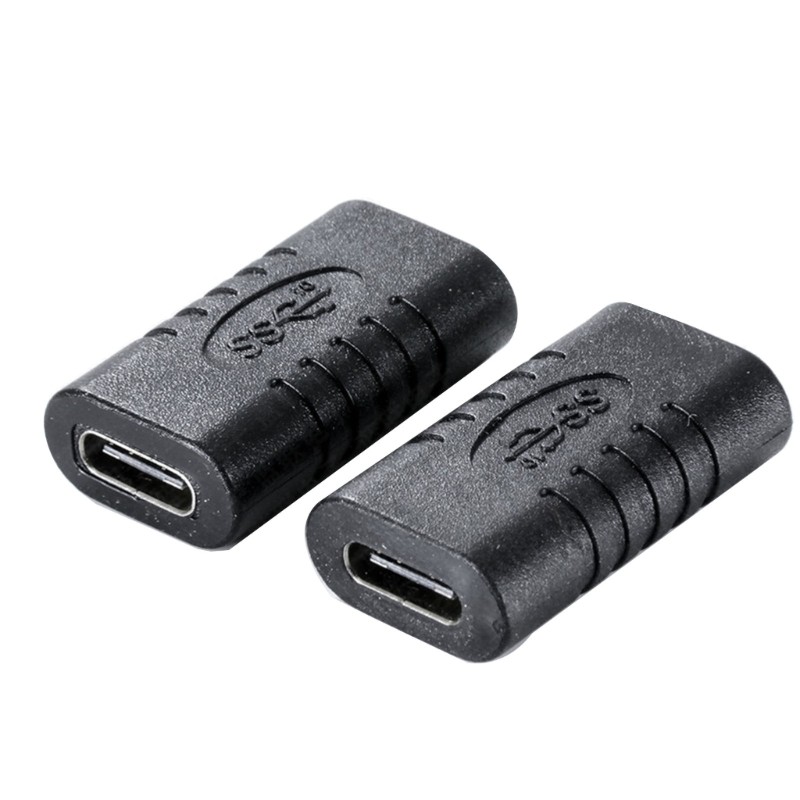 1 Pair Type C Female to Female Converter Adapter Charge Cable for Laptop Tablet