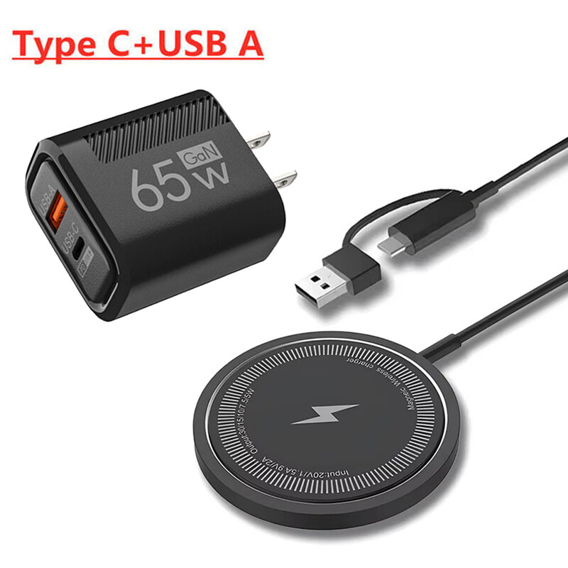 65W Magsafe Wireless Magnetic Fast Charger For iPhone 17 16 15 14 13 Pro Max New