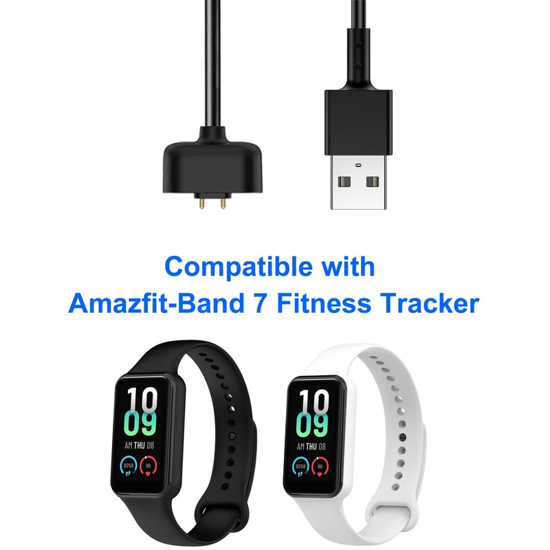 Lettou Charger Cable Replacement for Amazfit Band 7 (1 Pack/3.3Ft) Black gallery