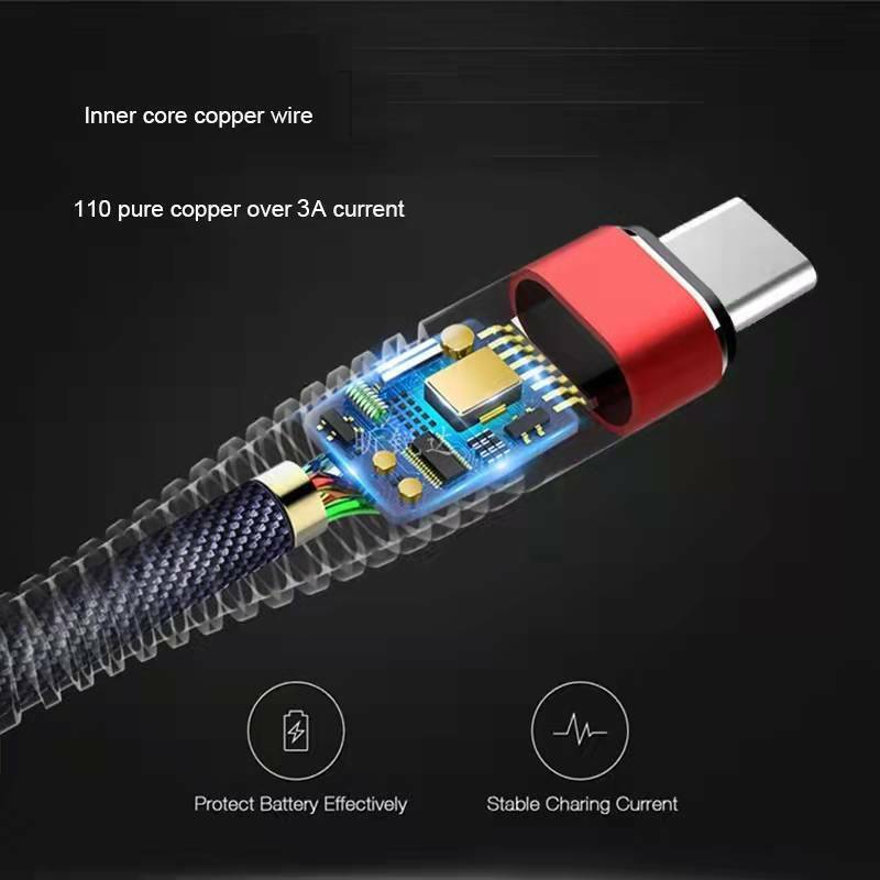 Heavy Duty Braided USB C Type-C Fast Charging Data Sync Charger Cable Long Cord gallery