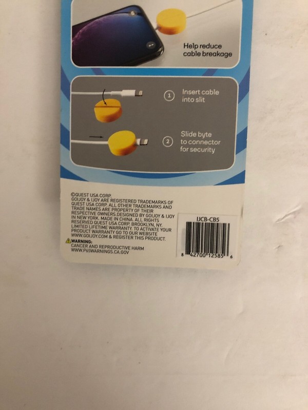 Cable Bytes 2 Pack(Fish & Heart)Protects Cables From Wear & Tear-RARE-SHIPS N24H gallery