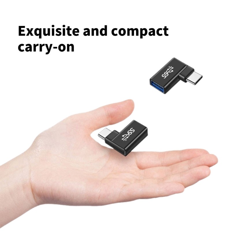 Portable Type C to USB Charging Connector 90 Degree Elbow Designings for Car Use gallery