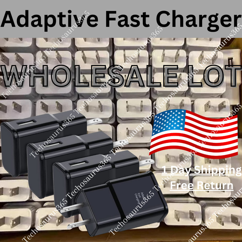 Wholesale Bulk Adaptive Fast USB Wall Charger Block Power Adapter For Samsung LG
