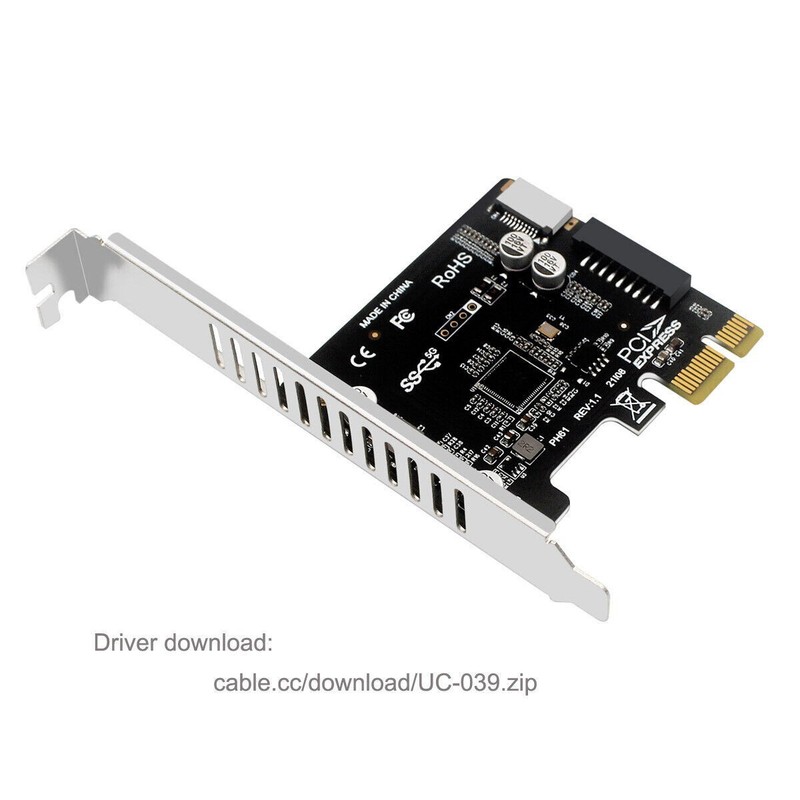 Chenyang USB 3.1 Front Panel Socket & USB 2.0 to PCI-E 1X Express Card Adapter gallery