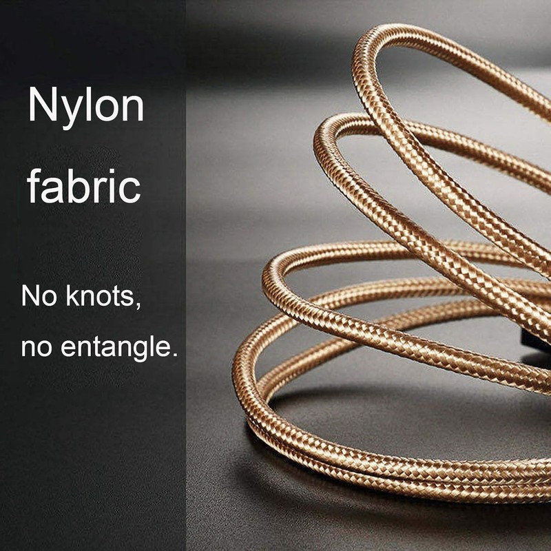 2-Pack High-Speed Pink USB A to USB C Braided Charging Cable - Anti-Break Design gallery