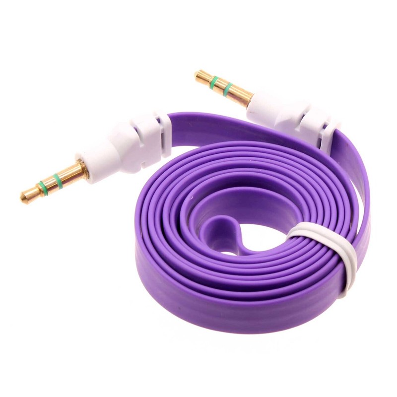 3.5mm Aux Cable Adapter Car Stereo Aux-in Audio Cord Speaker for Cell Phones