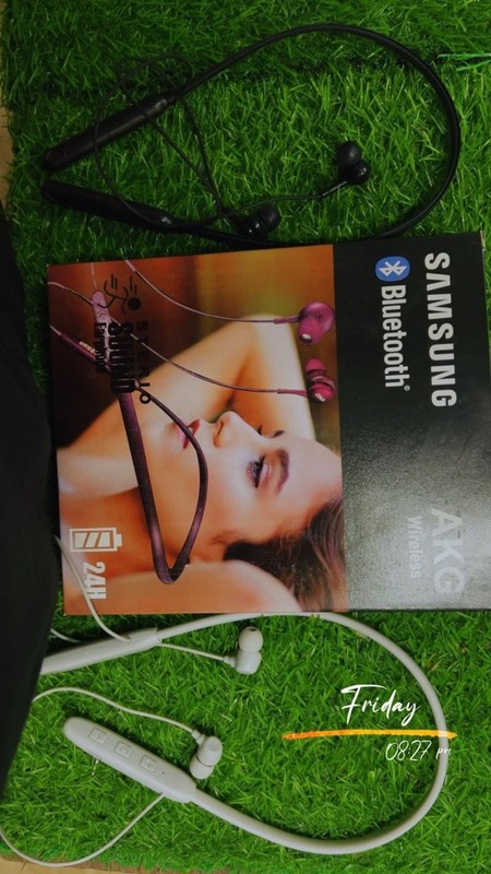 Bluetooth Neckband Headphones Wireless Earphones with Mic | Type-C Fast Charging gallery