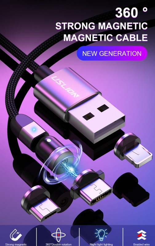 New Gen 3in1 540° Flexible Cell/Gaming PS5 Xbox Charging LED 1M USA Shipped gallery