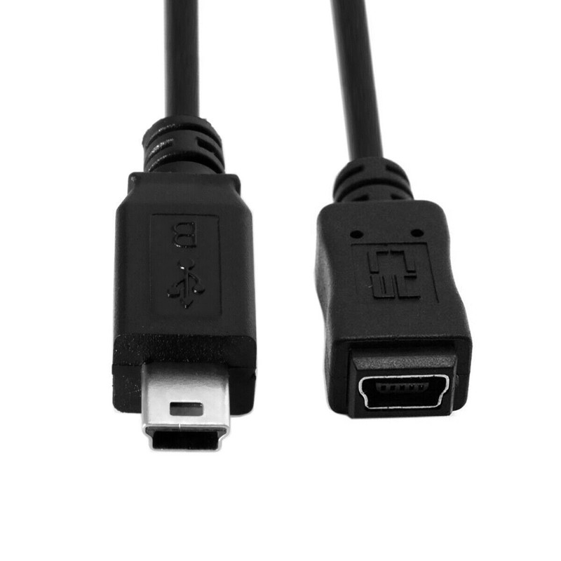 EBH 1.5m USB 2.0 Hi Speed Mini USB 5Pin Male to Female Extension Adapter cable gallery