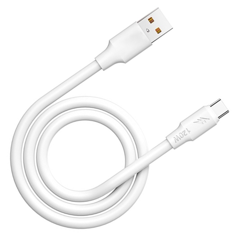 100cm USB2.0 Cable Fast Charging Cord Wire 120W Super Speed Fast Charging Cable