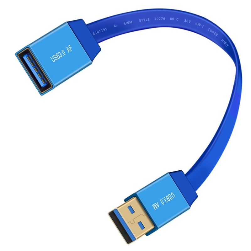 USB 3.0 Extension Cable Flat 5Gbps Flat USB Male Female Extension Cable 12V 3…