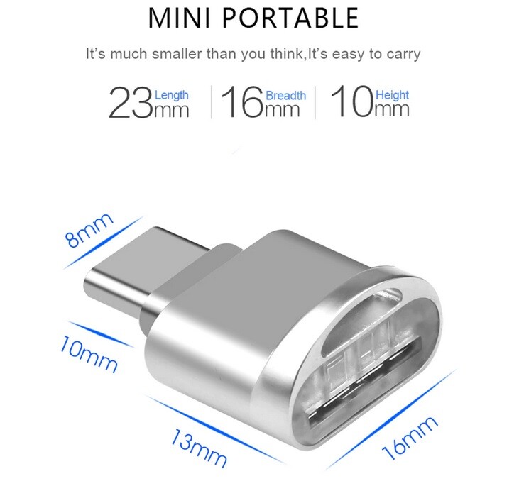 Micro SD Type-C Card Reader Adapter