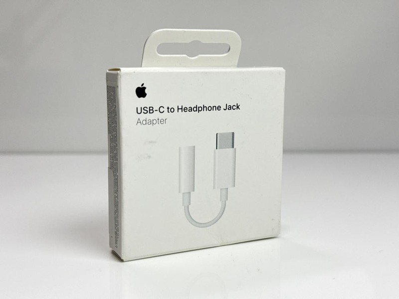 Apple USB C to 3.5mm Headphone Jack Adapter Audio Dongle White