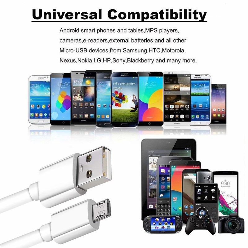 5M 3M Heavy Duty Thick Micro USB Cable Cord For Samsung Galaxy Tab S2 9.7" 8.0" gallery